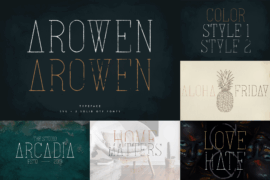 Arowen Demo Font