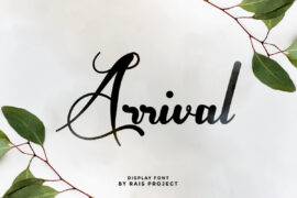 Arrival Demo Font