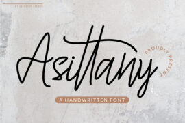 Asittany Script Font