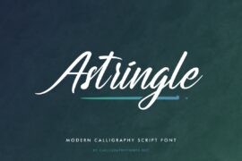 Astriangle Demo Font