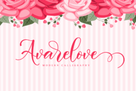 Avarelove Font