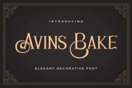 Avins Bake Font