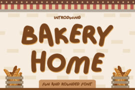Bakery Home Free Trial Font