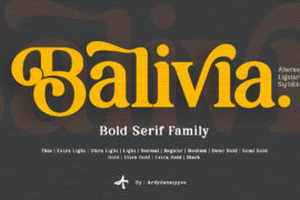 Balivia Free Font