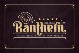 Banthern Personal Use Font
