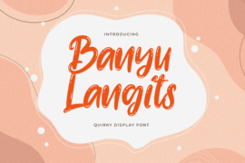 Banyu langits Font