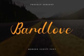 Bardlove Demo Font