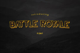 BATTLE ROYALE FONT Font