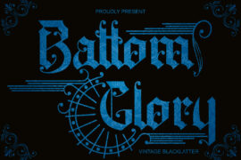 Battom Glory Font