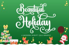 BeautifulHoliday Font