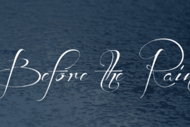 Before the Rain Font Family