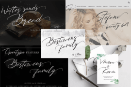 Bestowens family Font