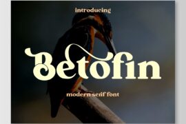 Betofin free for personal use Font