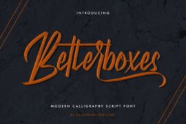 Betterboxes Demo Font