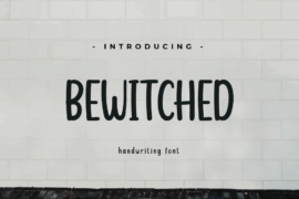 BEWITCHED Font