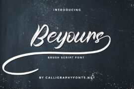 Beyours Demo Font