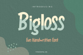 Bigloss Font