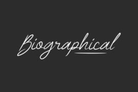 Biographical Demo Font