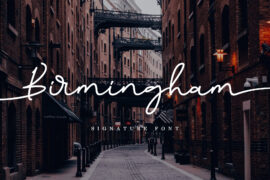 Birmingham Signature Font Family
