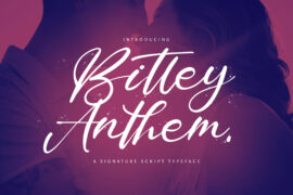 BitleyAnthem Font