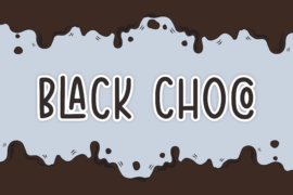 Black Choco Ligerature Font
