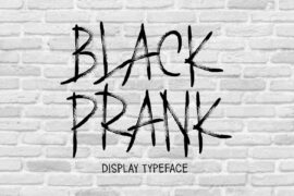 BLACK PRANK Font