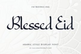 Blessed Eid Demo Font