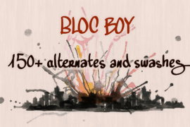 Bloc Boy PERSONAL USE ONLY Font