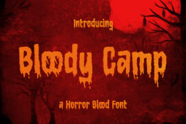 Bloody Camp Free Trial Font