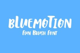 bLuemoTion Font
