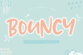 BOUNCY Font