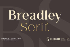 Breadley Serif Font
