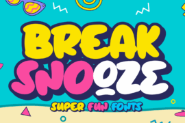 Break Snooze Font