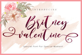 Britney Valentine Font Family