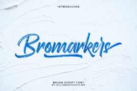 Bromarkers Demo Font