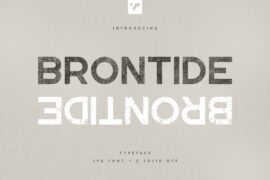 BrontideVP Demo Font