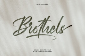 Brothels Demo Font