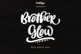 BrotherGlow Demo Font
