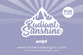 BTX Radiant Sunshine Font