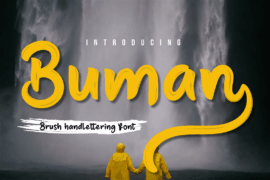 Buman Personal Font