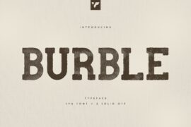Burble VP Font Family