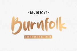 Burnfolk Demo Version Font