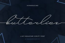 Butterlies Demo Font