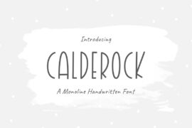 Calderock Font