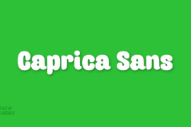 Caprica Sans Font Family