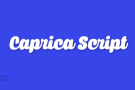 Caprica Script Font Family