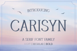 Carisyn Free Trial Font