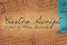 Castro Script PERSONAL USE ONLY Font