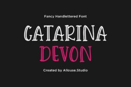 Catarina Devon Demo Version Font