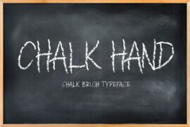 CHALK HAND Font